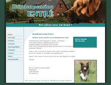 Tablet Screenshot of hondenpension-entre.nl